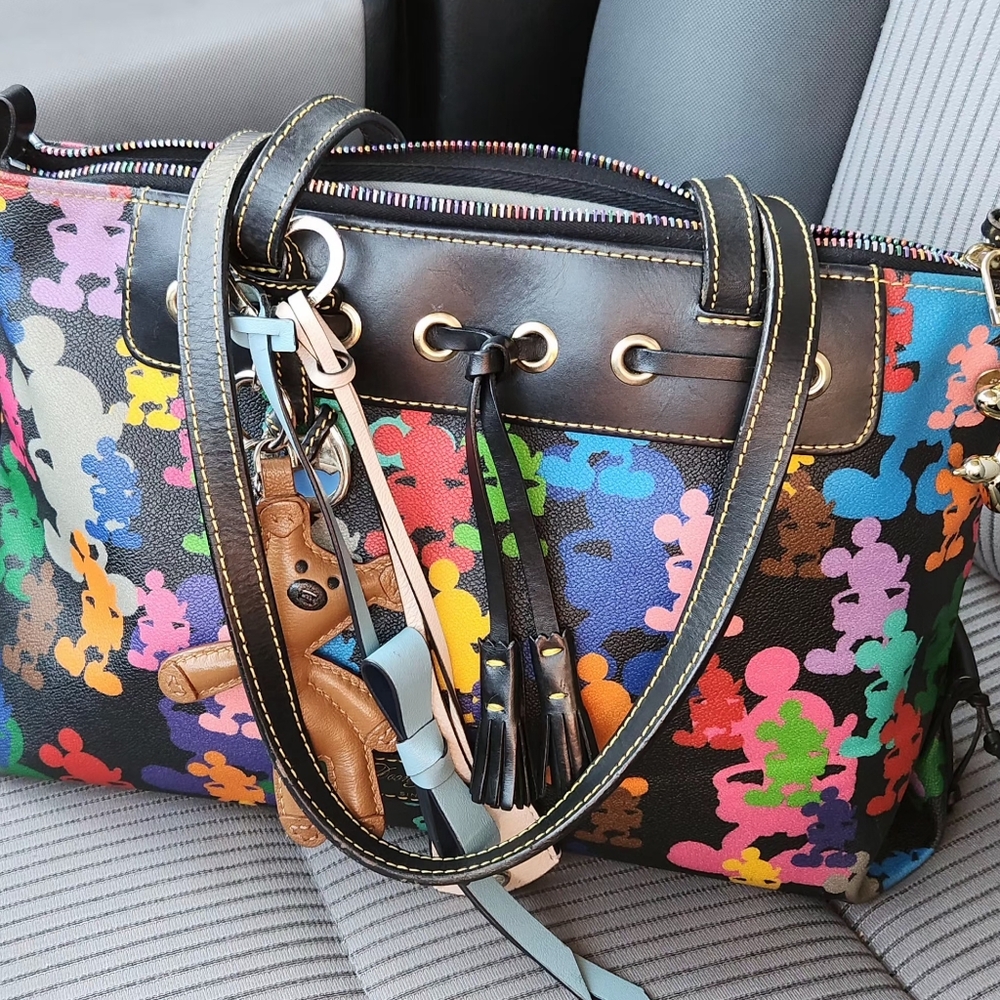 Vintage Dooney And Bourke Disneyland Tote Bag